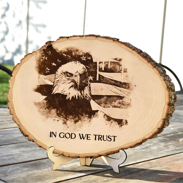 In God We Trust Oval Plaque - My Outdoor Dad